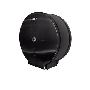 Изображение товара Диспенсер для туалетной бумаги Nofer 05006.N, 25 см, нержавеющая сталь, черный