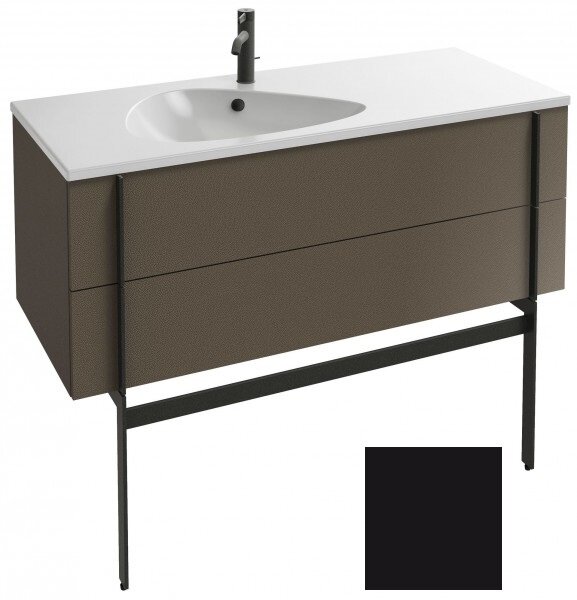 Изображение товара Тумба под раковину Jacob Delafon Nouvelle Vague 120 см черный глянцевый подвесной