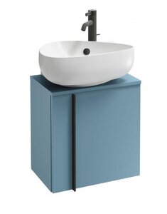 Изображение товара Тумба под раковину Jacob Delafon Nouvelle Vague 45 см, EB3045D-G91, цвет аквамарин глянцевый, правая