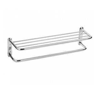 Изображение товара Полка для полотенец Nofer Classic 09023.S, 65 см, нержавеющая сталь матовая