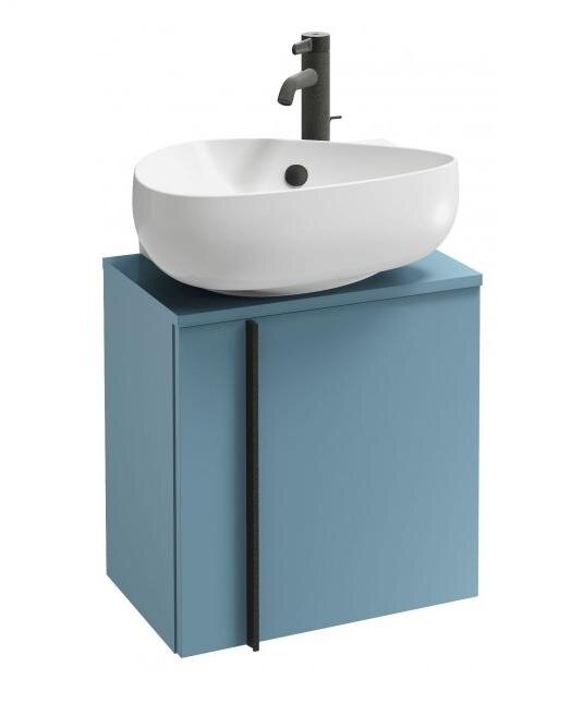 Изображение товара Тумба под раковину Jacob Delafon Nouvelle Vague 45 см, аквамарин сатин, подвесная