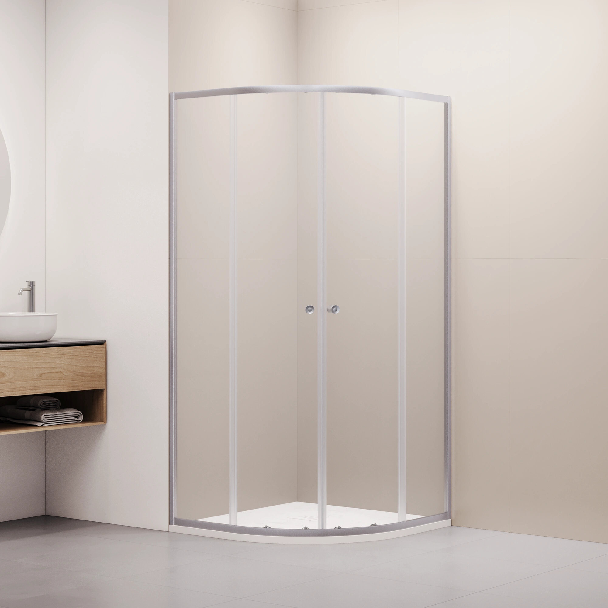 Изображение товара Душевой уголок RGW Classic CL-54S NEW 80x80 см с раздвижными дверями