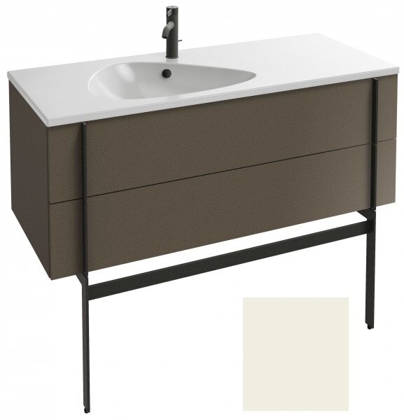 Изображение товара Тумба под раковину Jacob Delafon Nouvelle Vague 120, 2 ящика, жасмин сатин, подвесная