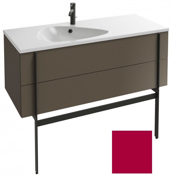 Изображение товара Тумба под раковину Jacob Delafon Nouvelle Vague 120 см малиновый сатин