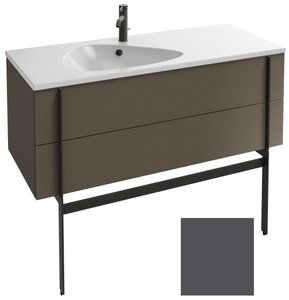 Изображение товара Тумба под раковину Jacob Delafon Nouvelle Vague 120 см, EB3035-M53, 2 ящика, цвет - серый антрацит матовый