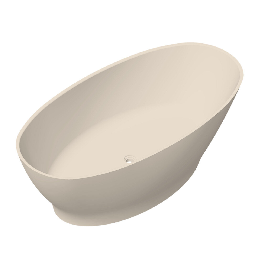 Изображение товара Ванна из искусственного камня Radostone Adriana VADB40000170, 170 x 80.5 см, без перелива, крем