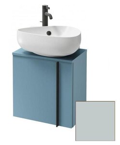 Изображение товара Тумба под раковину Jacob Delafon Nouvelle Vague 45 см, EB3045G-S25, цвет голубой шторм сатин, петли слева