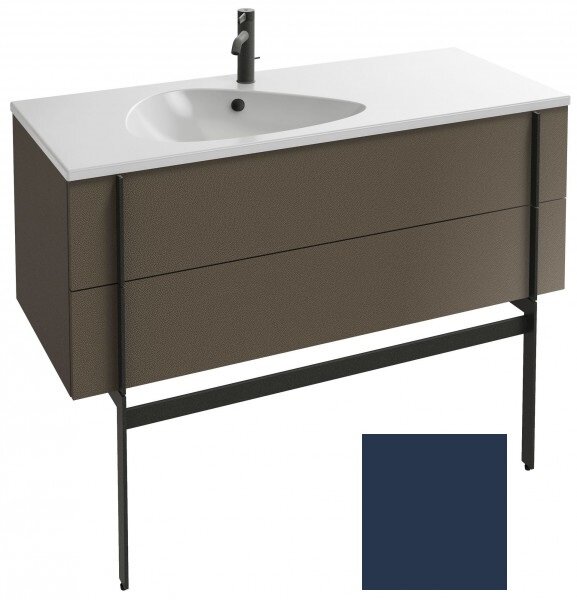 Изображение товара Тумба под раковину Jacob Delafon Nouvelle Vague 120 см, темно-синий матовый