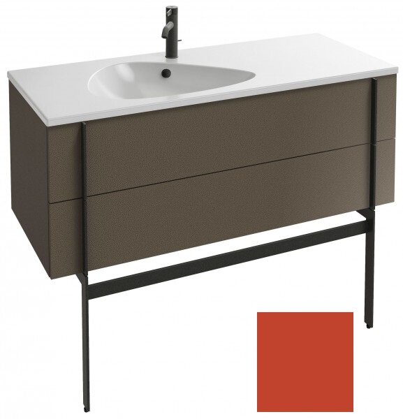 Изображение товара Тумба под раковину Jacob Delafon Nouvelle Vague 120 см, маковый матовый, подвесная