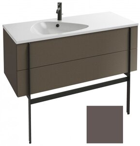 Изображение товара Тумба под раковину Jacob Delafon Nouvelle Vague 120 см, EB3035-M65, 2 ящика, цвет - светло-коричневый матовый