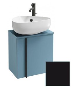 Изображение товара Тумба под раковину Jacob Delafon Nouvelle Vague 45 см, EB3045D-274, цвет черный глянцевый, петли справа