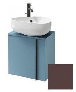 Изображение товара Тумба под раковину Jacob Delafon Nouvelle Vague 45 см, EB3045G-N23, цвет ледяной коричневый глянцевый, петли слева