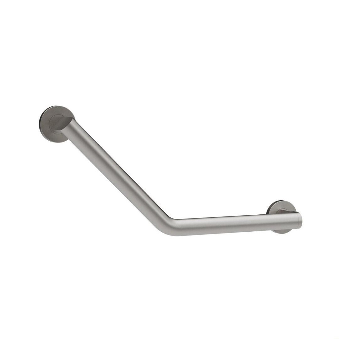 Изображение товара Угловой поручень из нержавеющей стали Nofer 15261.S для ванной комнаты