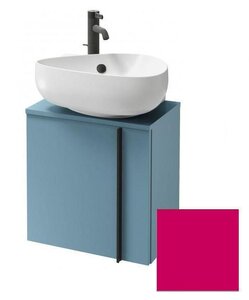 Изображение товара Тумба под раковину Jacob Delafon Nouvelle Vague 45 см, EB3045G-S16, цвет фуксия сатин, левая