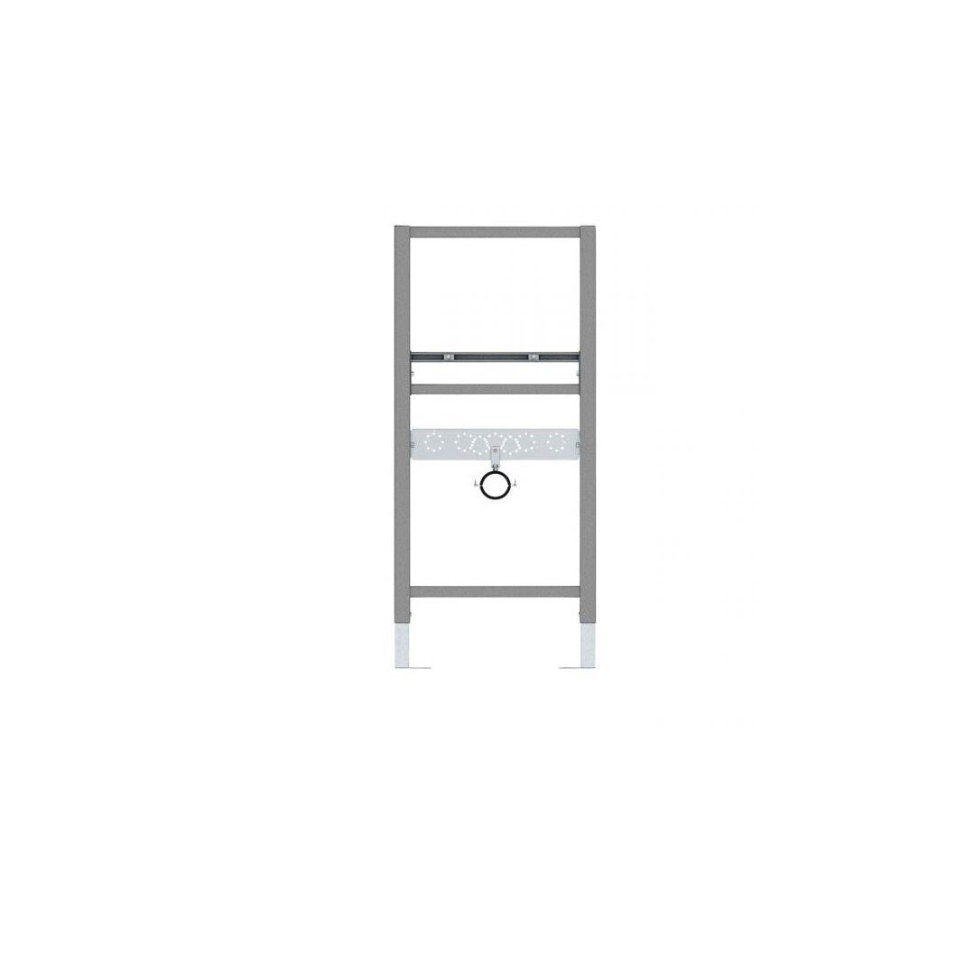 Изображение товара Инсталляция для раковины Hydrosmart 07805.N Серый с креплением к полу и стене