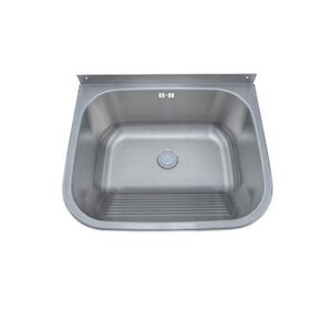 Изображение товара Хозяйственная раковина Nofer 13047.S, 55 см, с отделкой передней стенки для ручной стирки, нержавеющая сталь матовая