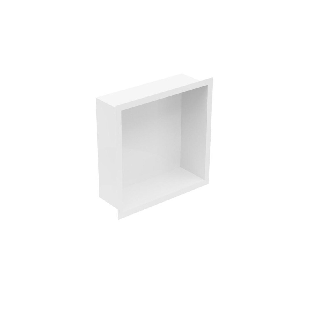 Изображение товара Полка Nofer H.3030.W встраиваемая 30x30x11 см белая Изображение товара Полка Nofer H.3030.W встраиваемая 30x30x11 см белая