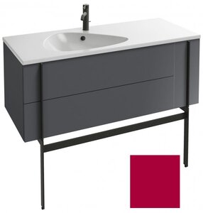 Изображение товара Тумба под раковину Jacob Delafon Nouvelle Vague 120 см, EB3036-R3, цвет - малиновый глянцевый