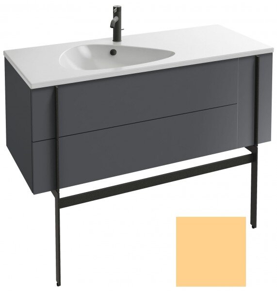 Изображение товара Тумба под раковину Jacob Delafon Nouvelle Vague 120 см желтая глянцевая