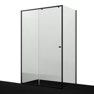 Изображение товара Душевой уголок WasserKRAFT Dill 61S32, 130 х 80 см, стекло прозрачное, профиль черный