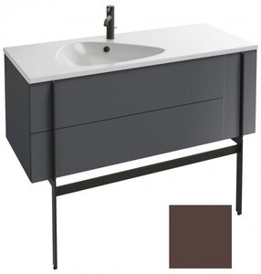 Изображение товара Тумба под раковину Jacob Delafon Nouvelle Vague 120 см, EB3036-F32, цвет - ледяной коричневый сатин