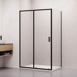 Изображение товара Душевой уголок RGW Classic CL-145B, 380914590-14, 90 х 100 см, стекло прозрачное, профиль черный