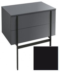 Изображение товара Комод Jacob Delafon Nouvelle Vague 80 см, EB3054-274, цвет черный глянцевый