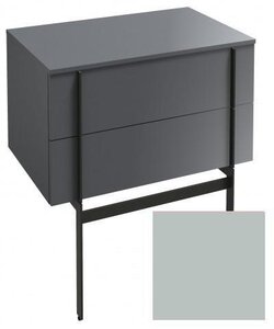 Изображение товара Комод Jacob Delafon Nouvelle Vague 80 см, EB3054-G92, цвет миндальный глянцевый