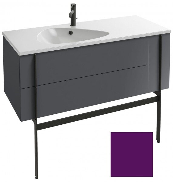 Изображение товара Тумба под раковину Jacob Delafon Nouvelle Vague 120 EB3036-S20, подвесная, сливовый сатин