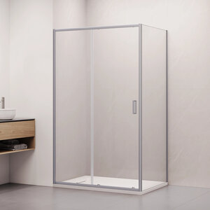 Изображение товара Душевой уголок RGW Classic CL-145S, 380914580-111, 80 х 100 см, стекло прозрачное, профиль сатин