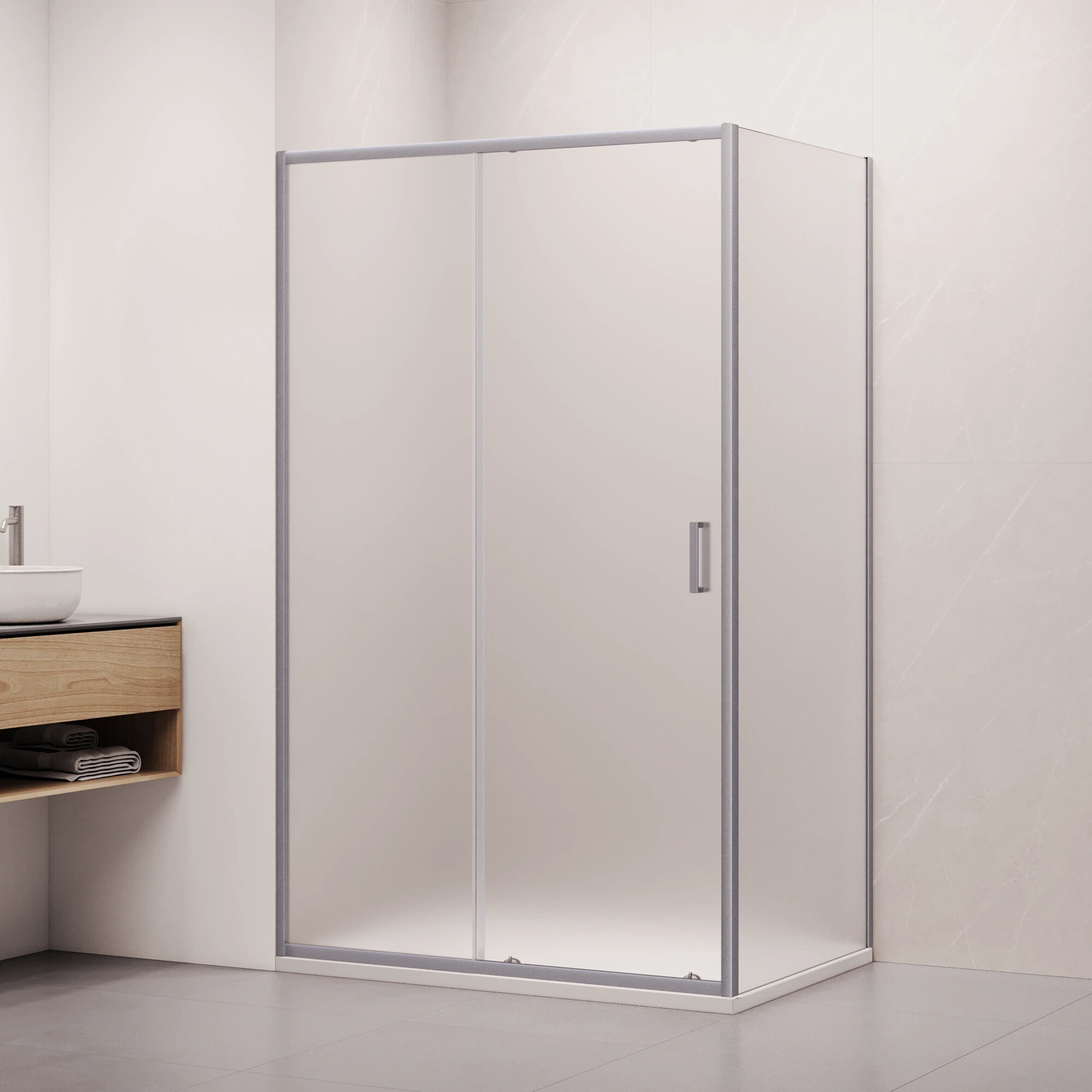 Изображение товара Душевой уголок RGW Classic CL-145S 90x120 см матовое сатинат