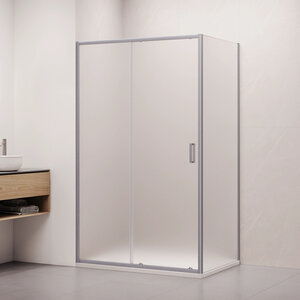 Изображение товара Душевой уголок RGW Classic CL-145S, 380914580-211, 80 х 100 см, стекло матовое сатинат, профиль сатин