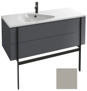 Изображение товара Тумба под раковину Jacob Delafon Nouvelle Vague 120 см, EB3036-M84, 3 ящика, цвет - белая глина матовый