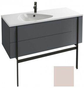 Изображение товара Тумба под раковину Jacob Delafon Nouvelle Vague 120 см, EB3036-M78, 3 ящика, цвет - пыльная роза матовый