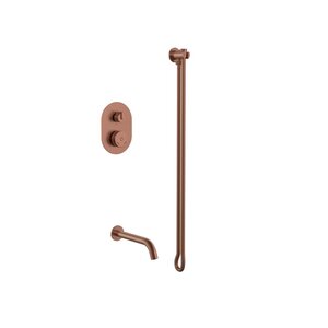 Изображение товара Душевая система Boheme Tech 154-BRB, цвет бронза брашированная