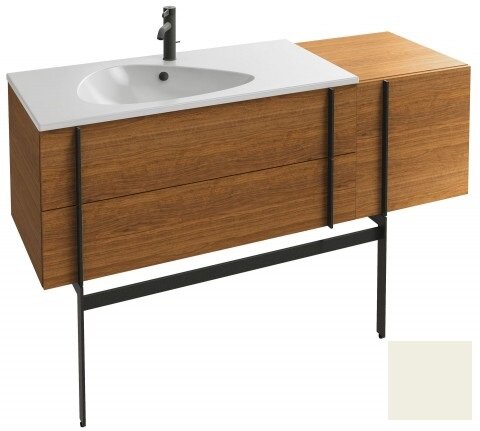 Изображение товара Тумба под раковину Jacob Delafon Nouvelle Vague 145 см, цвет жасмин глянцевый, подвесная