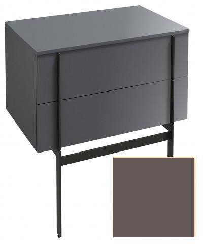 Изображение товара Тумба под раковину Jacob Delafon Nouvelle Vague 80 см светло-коричневая глянцевая