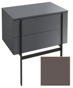 Изображение товара Тумба под раковину Jacob Delafon Nouvelle Vague 80 см, EB3054-S32, цвет светло-коричневый сатин