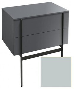 Изображение товара Тумба под раковину Jacob Delafon Nouvelle Vague 80 см, EB3054-M50, цвет голубой шторм матовый