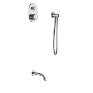 Изображение товара Душевая система Boheme Tech 154-NB, цвет никель брашированный