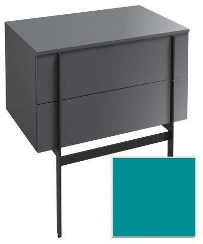 Изображение товара Тумба под раковину Jacob Delafon Nouvelle Vague 80 см бирюзовая сатин подвесная