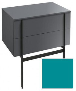 Изображение товара Тумба под раковину Jacob Delafon Nouvelle Vague 80 см, EB3054-S30, цвет бирюзовый сатин Изображение товара Тумба под раковину Jacob Delafon Nouvelle Vague 80 см, EB3054-S30, цвет бирюзовый сатин