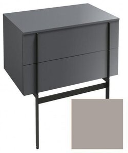 Изображение товара Тумба под раковину Jacob Delafon Nouvelle Vague 80 см, EB3054-M84, цвет белая глина матовый