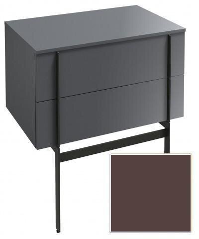 Изображение товара Тумба под раковину Jacob Delafon Nouvelle Vague 80 см, коричневый сатин, подвесная