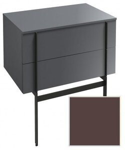 Изображение товара Тумба под раковину Jacob Delafon Nouvelle Vague 80 см, EB3054-M59, цвет ледяной коричневый матовый