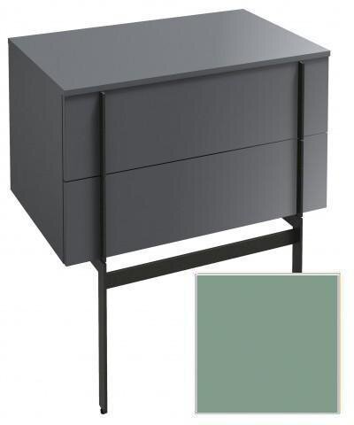 Изображение товара Тумба под раковину Jacob Delafon Nouvelle Vague 80 см, оливковый сатин, подвесная