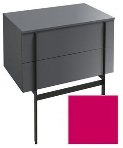 Изображение товара Тумба под раковину Jacob Delafon Nouvelle Vague 80 см фуксия сатин подвесная стильная мебель для ва