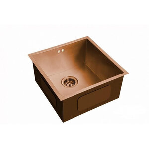 Изображение товара Мойка кухонная Emar PVD EMB-102 PVD Nano Coppery, 45 см, нержавеющая сталь, цвет медь PVD