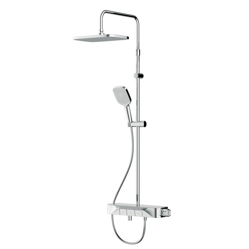 Изображение товара Душевая система Am.Pm Func F078F300: термостат, с полкой, хром