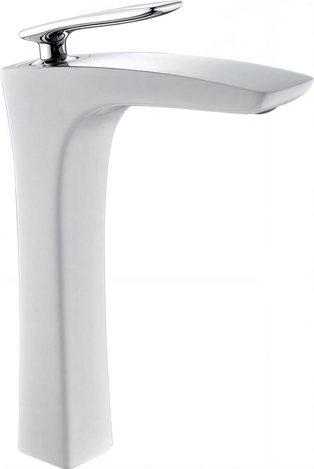 Изображение товара Смеситель Timo Helmi 4011/00-16F chrome white для раковины, высокий Изображение товара Смеситель Timo Helmi 4011/00-16F chrome white для раковины, высокий